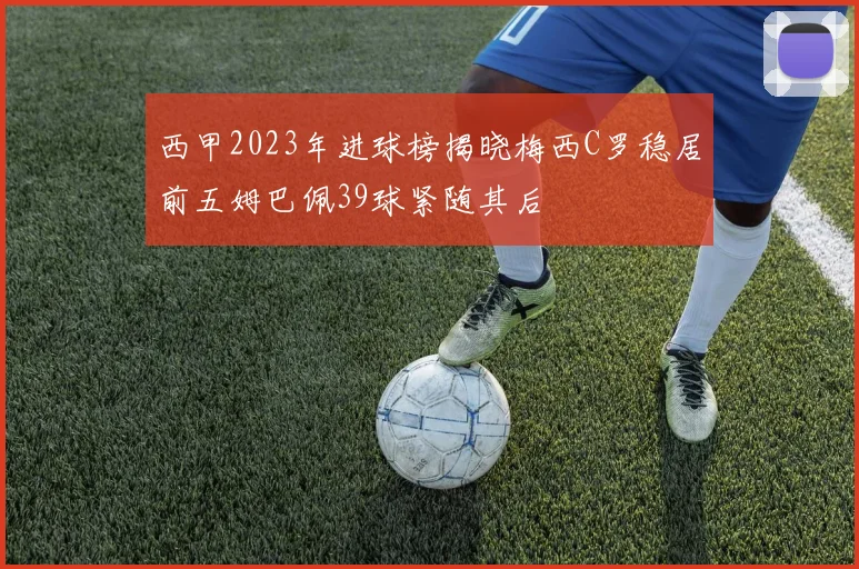 西甲2023年进球榜揭晓梅西C罗稳居前五姆巴佩39球紧随其后